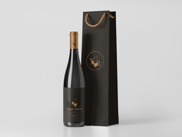 Wine packaging example design
